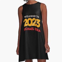 Welcome to 2023 Michael Cera A-Line Dress