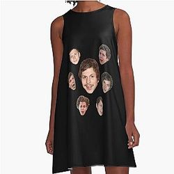 The Holy Seven Forms of Michael Cera A-Line Dress