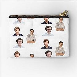 Michael Cera Sticker Pack - Best Movies Age Funny Memes Quotes Birthday Christmas Merch Fan Art Cute Meme Quotes Poster T-Shirt Decor Aesthetic Outfits Aubrey Plaza Poster Zipper Pouch