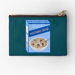 Michael Cera Cereal Box Zipper Pouch