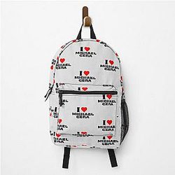 I Love Michael Cera - Black Font Backpack