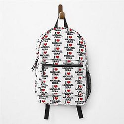 I Love Michael Cera Movie Backpack