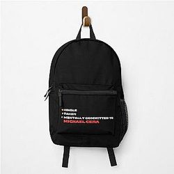 Mentally Committed To Michael Cera Backpack