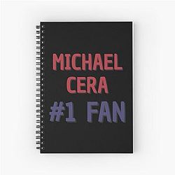 Michael Cera Spiral Notebook