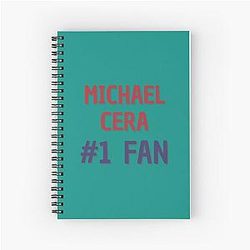 Michael Cera Spiral Notebook
