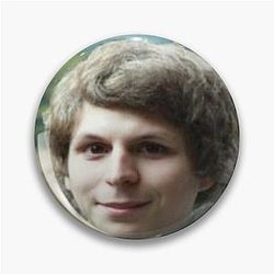 Michael Cera Stegosaurus Pin
