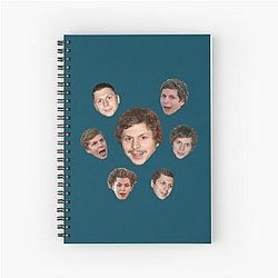The Holy Seven Forms of Michael Cera Spiral Notebook