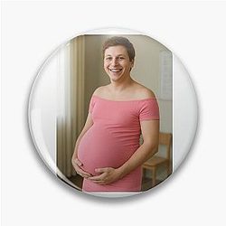 Michael Cera Pregnant Gender Reveal Bump Mom Birthday Funny Prank Meme Gift