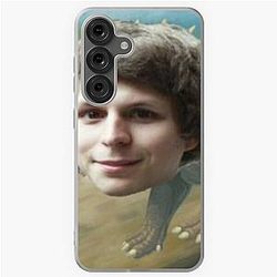 Michael Cera Stegosaurus Soft Case for Samsung Galaxy