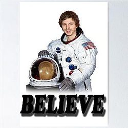 Michael Cera Believes in You Poster