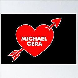 In Love with Michael Cera Poster