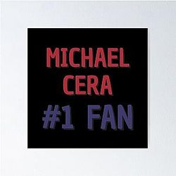 Michael Cera Fan Poster