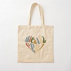 I Love Michael Cera Cotton Tote Bag