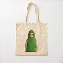 Pickle michael cera cucumber birthday funny prank christmas Cotton Tote Bag