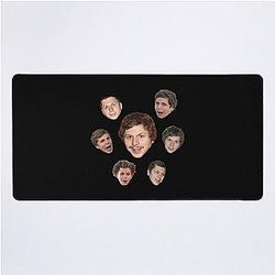 The Holy Forms of Michael Cera Desk Mat