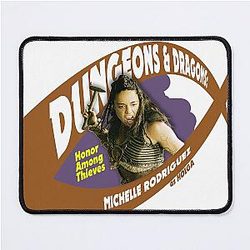 Dungeons and Dragons Honor Among Thieves Michelle Rodriguez as Holga fan works graphic design by ironpaette Mouse Pad