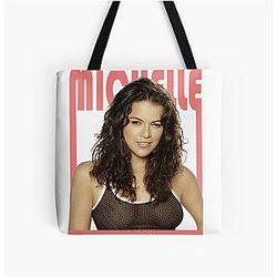 Michelle Rodriguez in front of me All Over Print Tote Bag