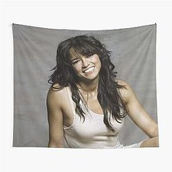 Michelle Rodriguez - Celebrity Oil Paint Art Tapestry