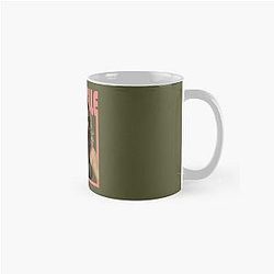 Michelle Rodriguez in front of Classic Mug