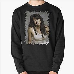Michelle Rodriguez Celebrity Oil Paint Art Pullover Sweatshirt