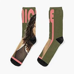 Michelle Rodriguez in front of Me Socks