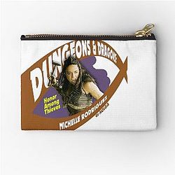 Dungeons and Dragons: Honor Among Thieves Michelle Rodriguez as Holga fan works graphic design by ironmaette Zipper Pouch