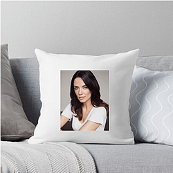 Michelle Morgan has been on the show for many seasons Michelle Morgan Pillows Cover