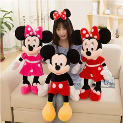 30-70cm Aoger Disney Couples Mickey Mouse Minnie Kawaii Plush Toys Children Gifts Plush Toys Doll Birthday Girlfriend Girl Gift