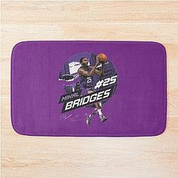 Mikal Bridges City Emblem Bath Mat