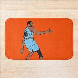 Mikal Bridges 3 Point Celebration Bath Mat