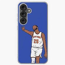 Mikal Bridges 3 Point Celebration (New York) Samsung Galaxy Soft Case