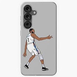 Mikal Bridges 3 Point Celebration (Brooklyn) Samsung Galaxy Soft Case