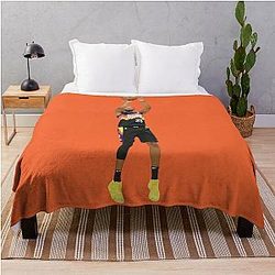 Mikal Bridges 25 Basketball Throw Blanket