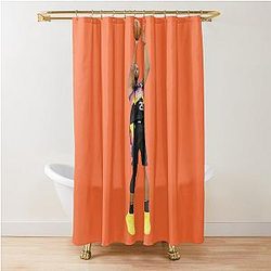 Mikal Bridges 25 Basketball Shower Curtain