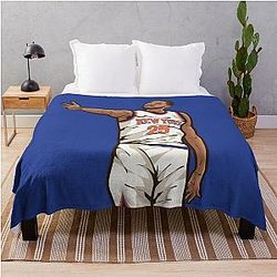 Mikal Bridges 3 Point Throw Blanket