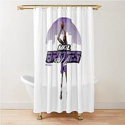 Mikal Bridges Skyline Shower Curtain