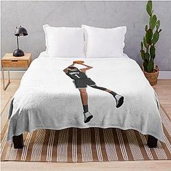 Mikal Bridges - Brooklyn Nets Basketball Throw Blanket