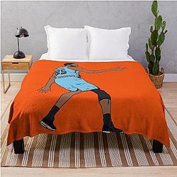 Mikal Bridges 3 Point Celebration Throw Blanket