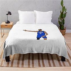 Mikal Bridges Celebration Throw Blanket