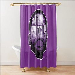 Mikal Bridges Player Silhouette Shower Curtain