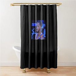 Mikal Bridges Side Eye Classic T Shirt Shower Curtain
