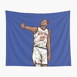 Mikal Bridges 3 Point Celebration Tapestry
