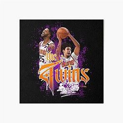 Mikal Bridges & Cameron Johnson Phoenix Suns Art Board Print
