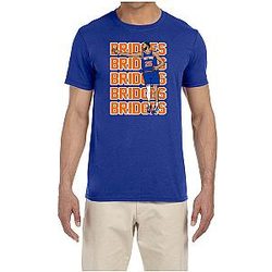 Blue New York Mikal Bridges T-shirt Adult Medium