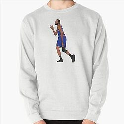 Mikal Bridges Cartoon Style Pullover Sweatshirt