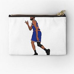 Mikal Bridges Cartoon Style Zipper Pouch