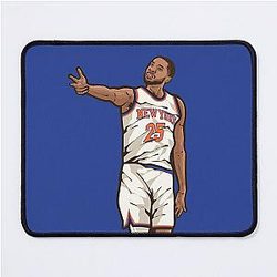 Mikal Bridges 3 Point Celebration Mouse Pad