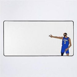 Mikal Bridges Celebration Desk Mat