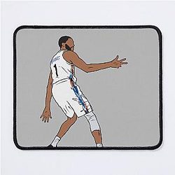 Mikal Bridges 3-point celebration (Brooklyn) mouse pad