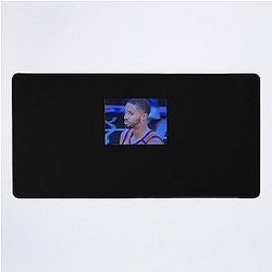 Mikal Bridges Side Eye Classic T-Shirt Desk Mat